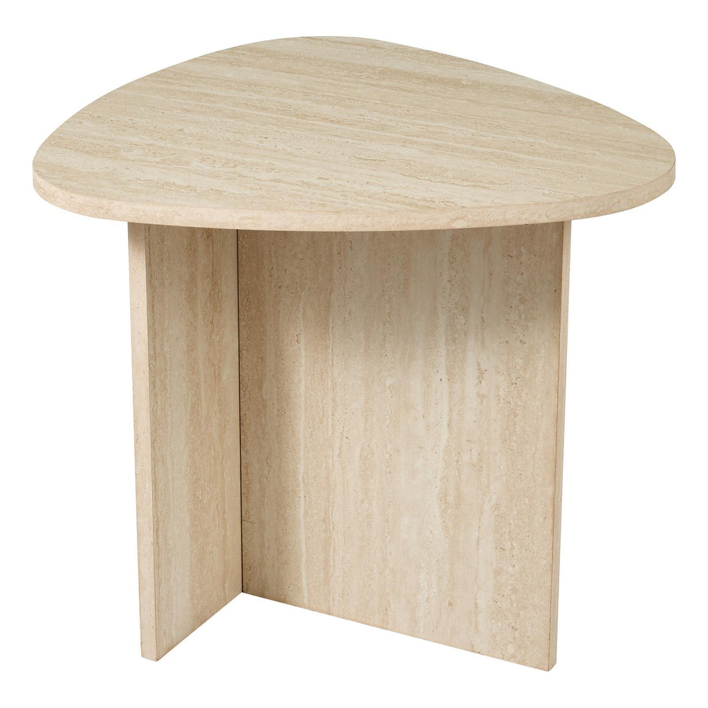 001ISI001 Isidro Side Table Travertine Effect