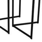 001MIB001 Mibello Nested Table Light Oak Effect and Matt Black