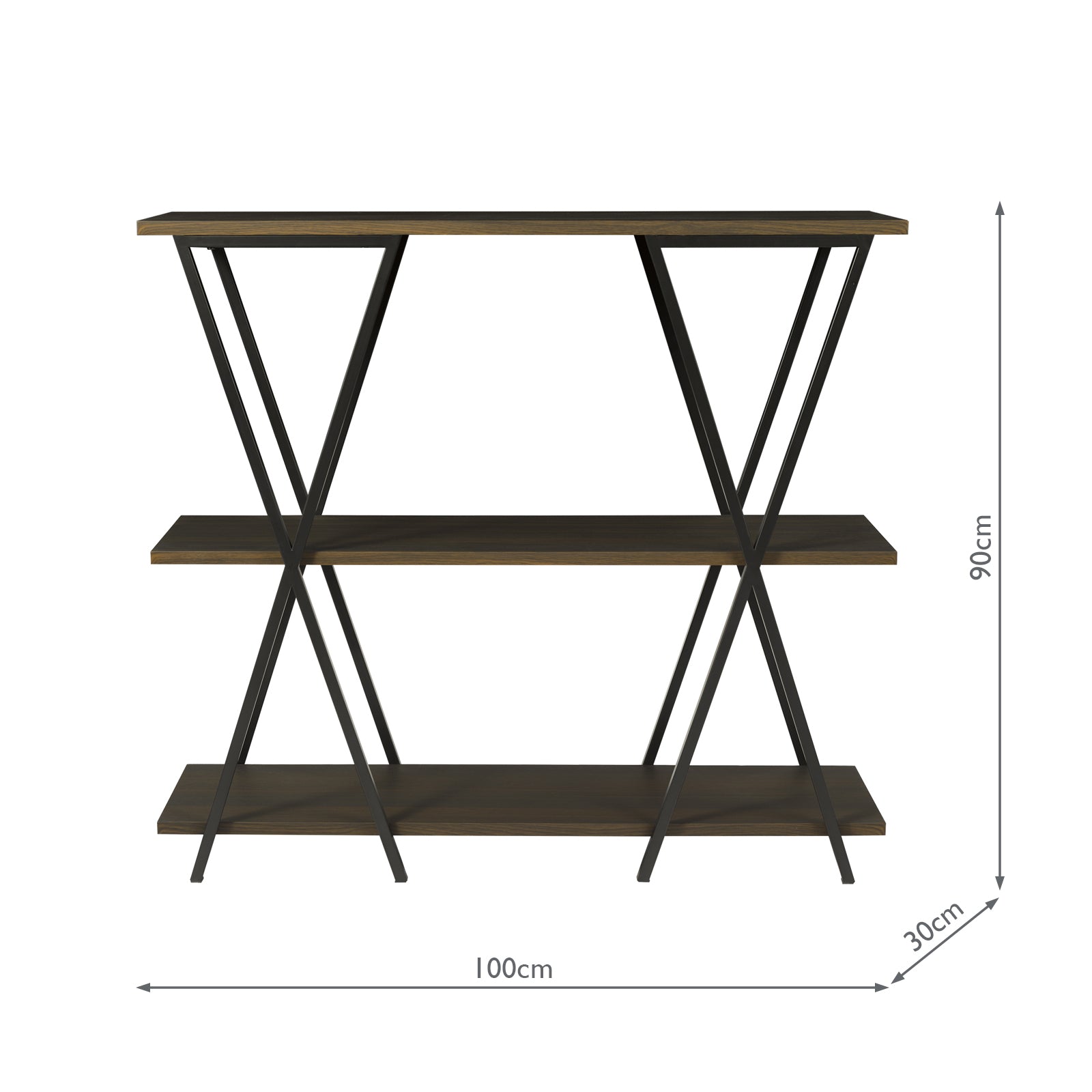 001ODA001 Odart Shelves Mocha Effect and Matt Black