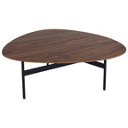 001ROA002 Roald Coffee Table Walnut Effect and Matt Black