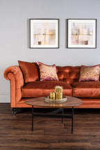 001ROA002 Roald Coffee Table Walnut Effect and Matt Black