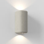 1513004 Brixham Outdoor Twin Wall Light Matt Concrete