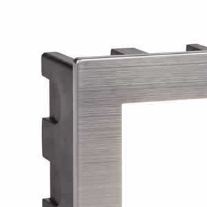 0761 Ankle Led Indoor/outdoor Recessed Square Chrome Opal White Diffuser