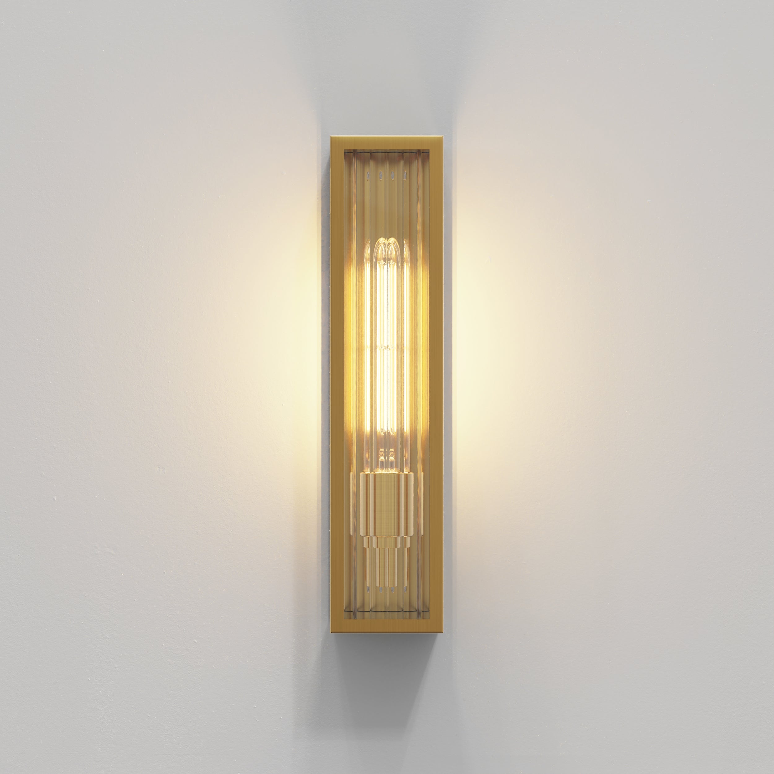 1402020 Harvard Outdoor Wall Light PVD Brushed Brass