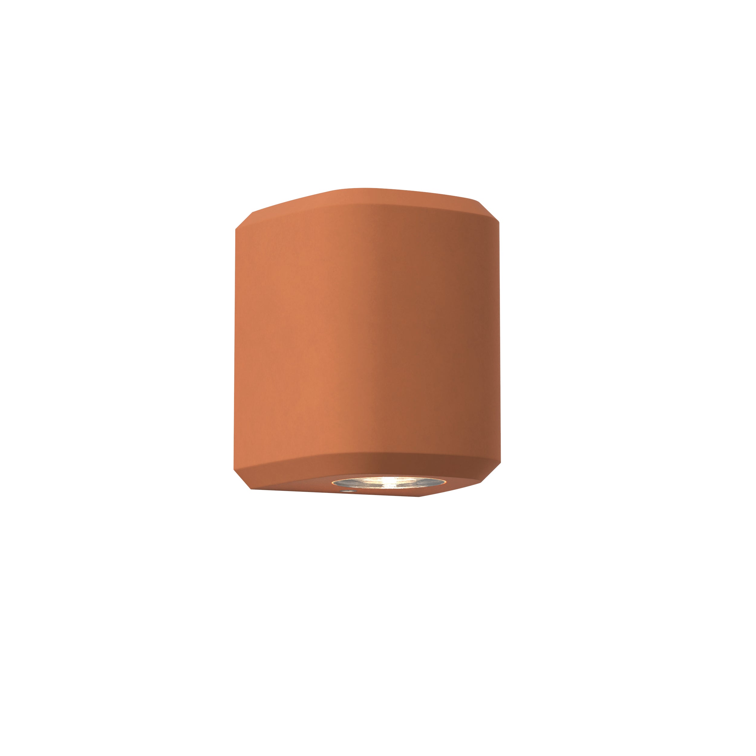 1513007 Brixham Outdoor Single Wall Light Terracotta Concrete