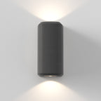 1513016 Brixham Outdoor Twin Wall Light Charcoal Concrete