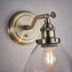 102058 Hansen - Twin Pack Wall Light Brass