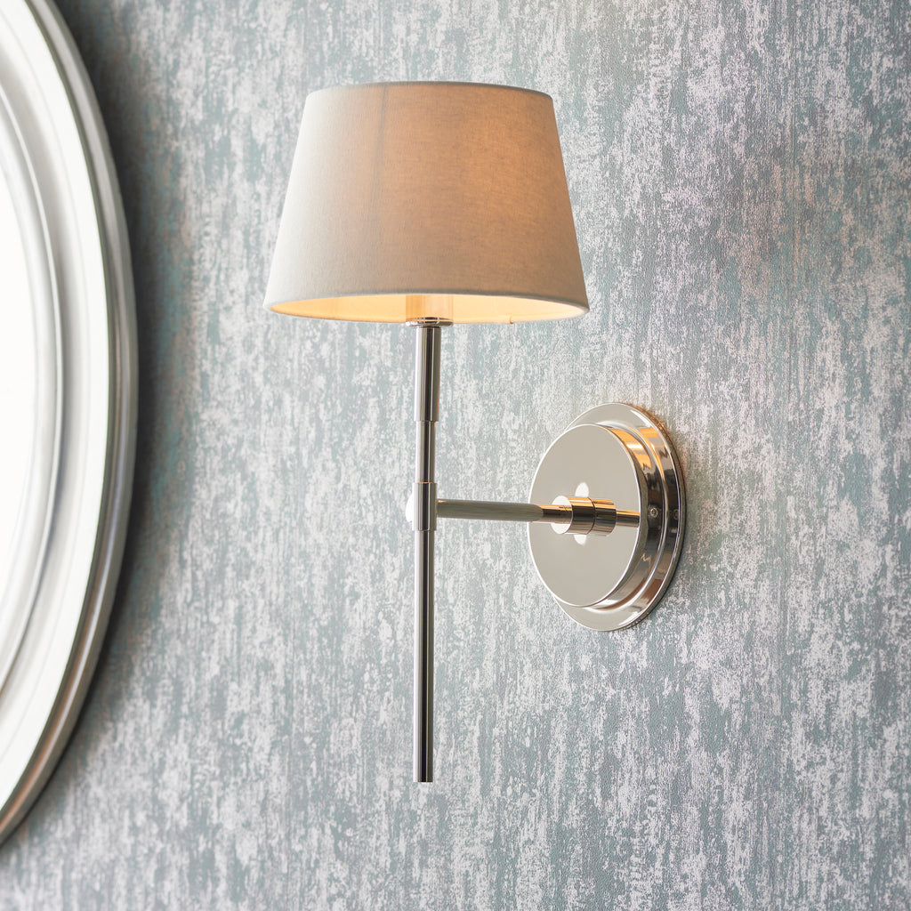 103358 Rennes & Cici Wall Light Nickel Ivory