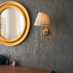 103360 Rouen & Carla Wall Light Brass Cream