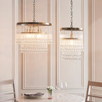 104504 Genevieve 5 Light Pendant Brass