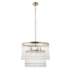 104504 Genevieve 5 Light Pendant Brass