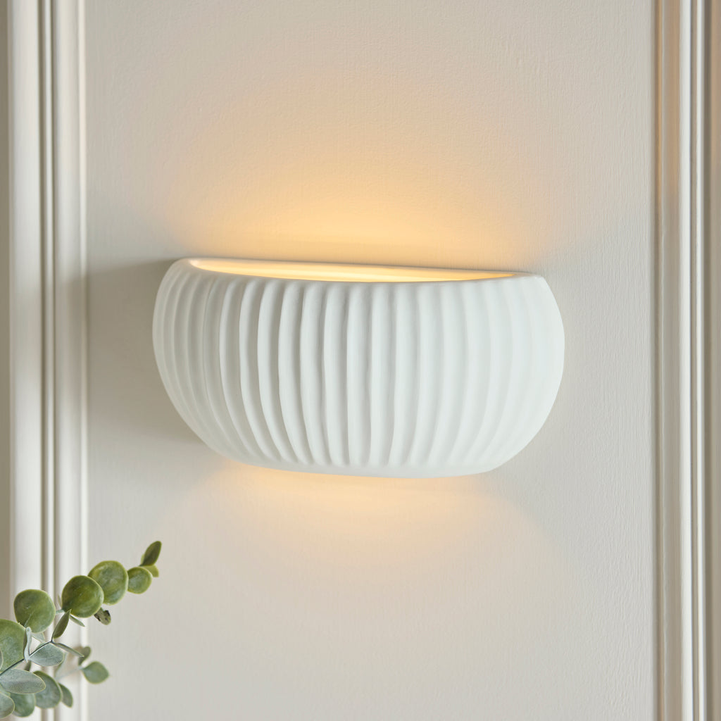 106616 Witham Wall Light Ceramic