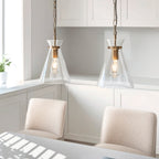 112859 Harlow Pendant Brass