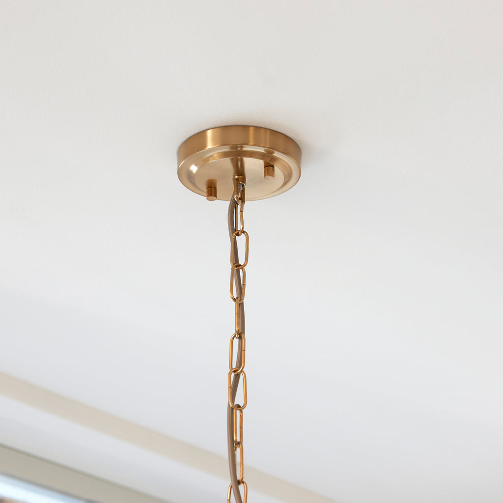 112859 Harlow Pendant Brass