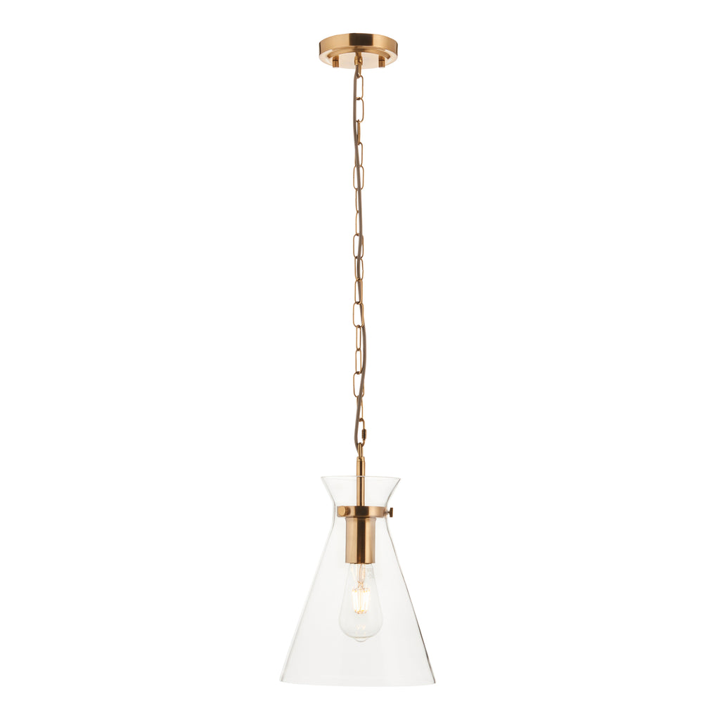 112859 Harlow Pendant Brass