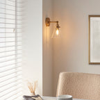 112861 Harlow Wall Light Brass