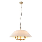 112956 Lille 5 Light Pendant Brass