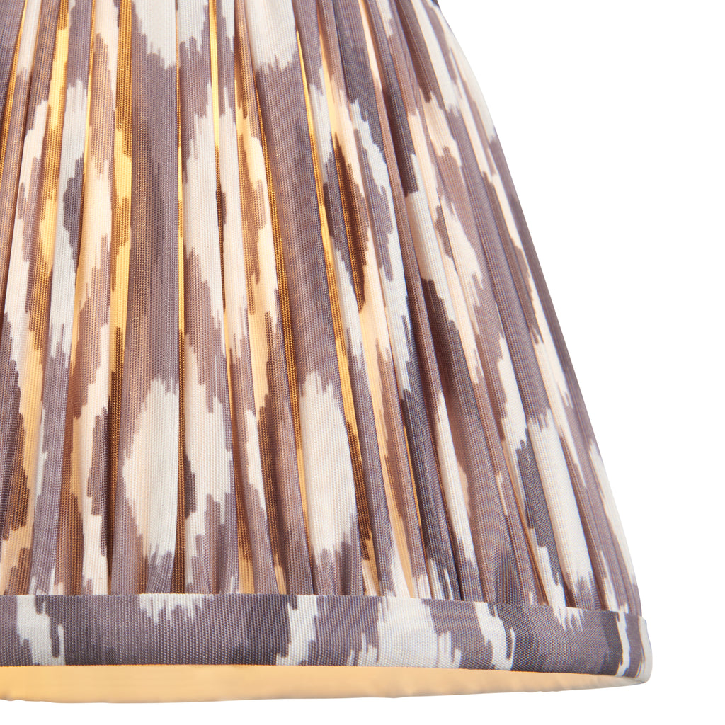 113083 Ikat 20cm Tapered Grey Shade (S)