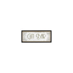 113380 Distressed Printed Gin Rectangle Mirror (S)
