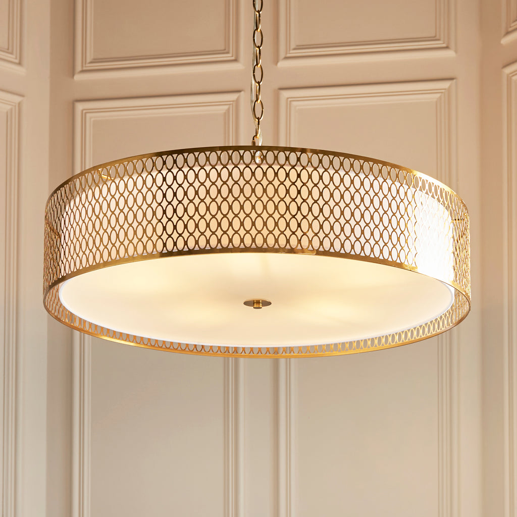 113421 Cordero 5 Light Pendant Gold