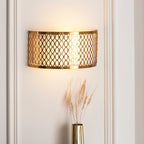 113423 Cordero 2 Light Wall Light Gold