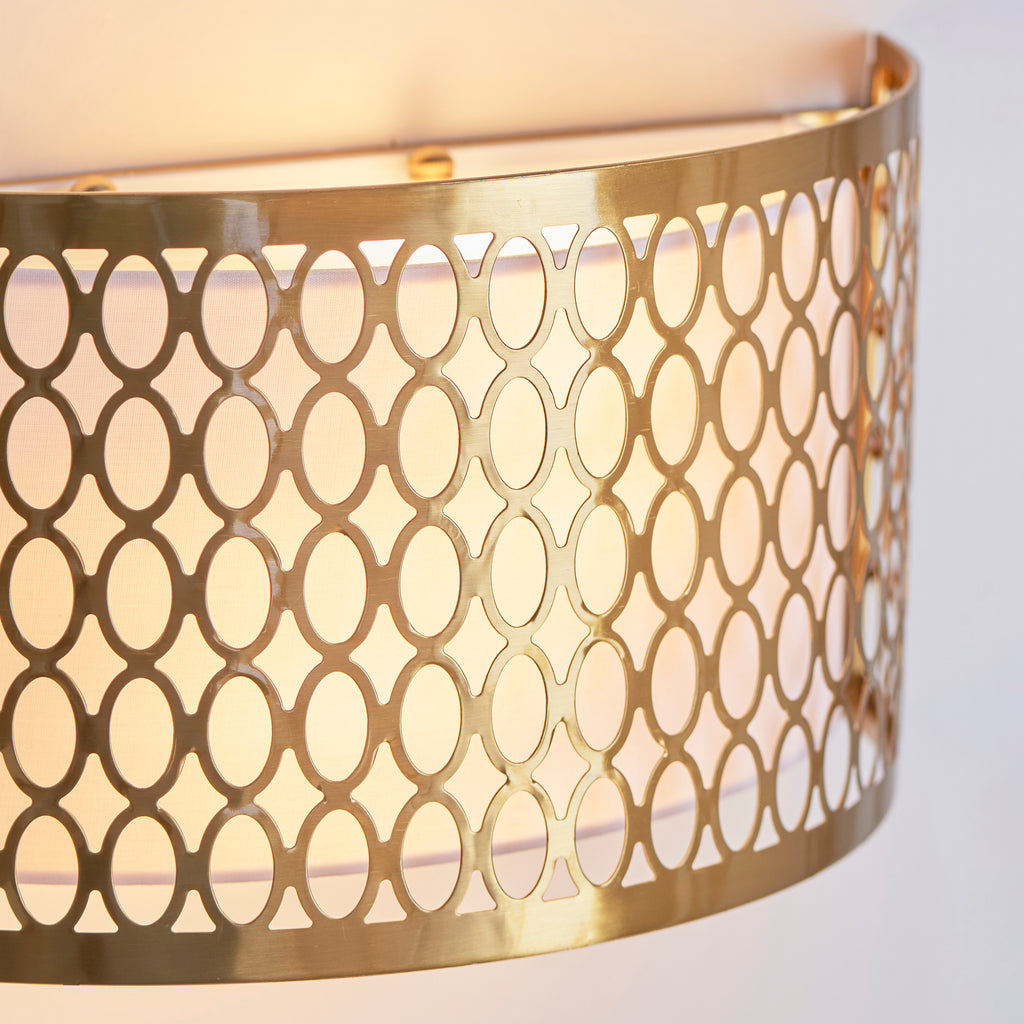 113423 Cordero 2 Light Wall Light Gold