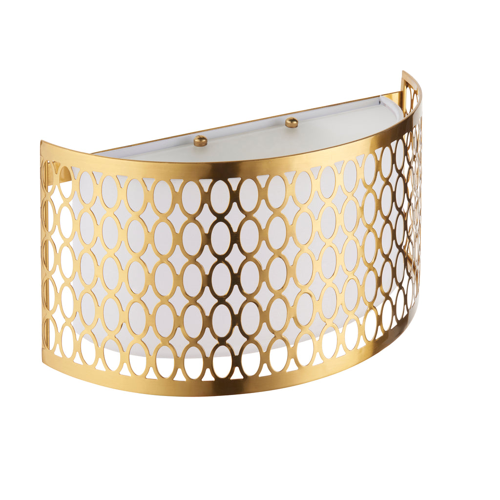 113423 Cordero 2 Light Wall Light Gold