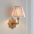 113786 Anvil Angle & Ikat 16cm Wall Light Brass