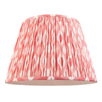 114256 Eltham & Ikat 40cm Pendant Brass Pink
