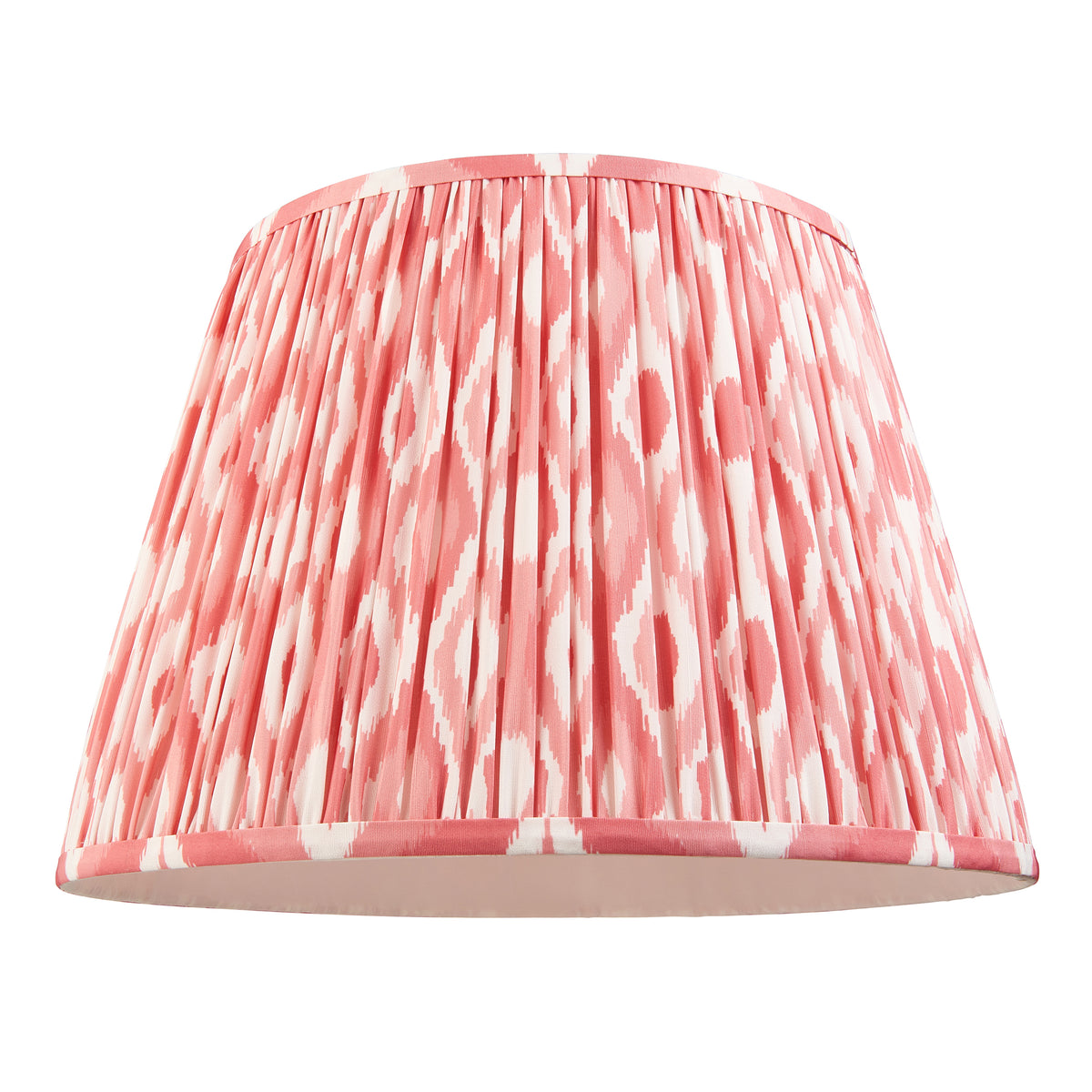 114256 Eltham & Ikat 40cm Pendant Brass Pink