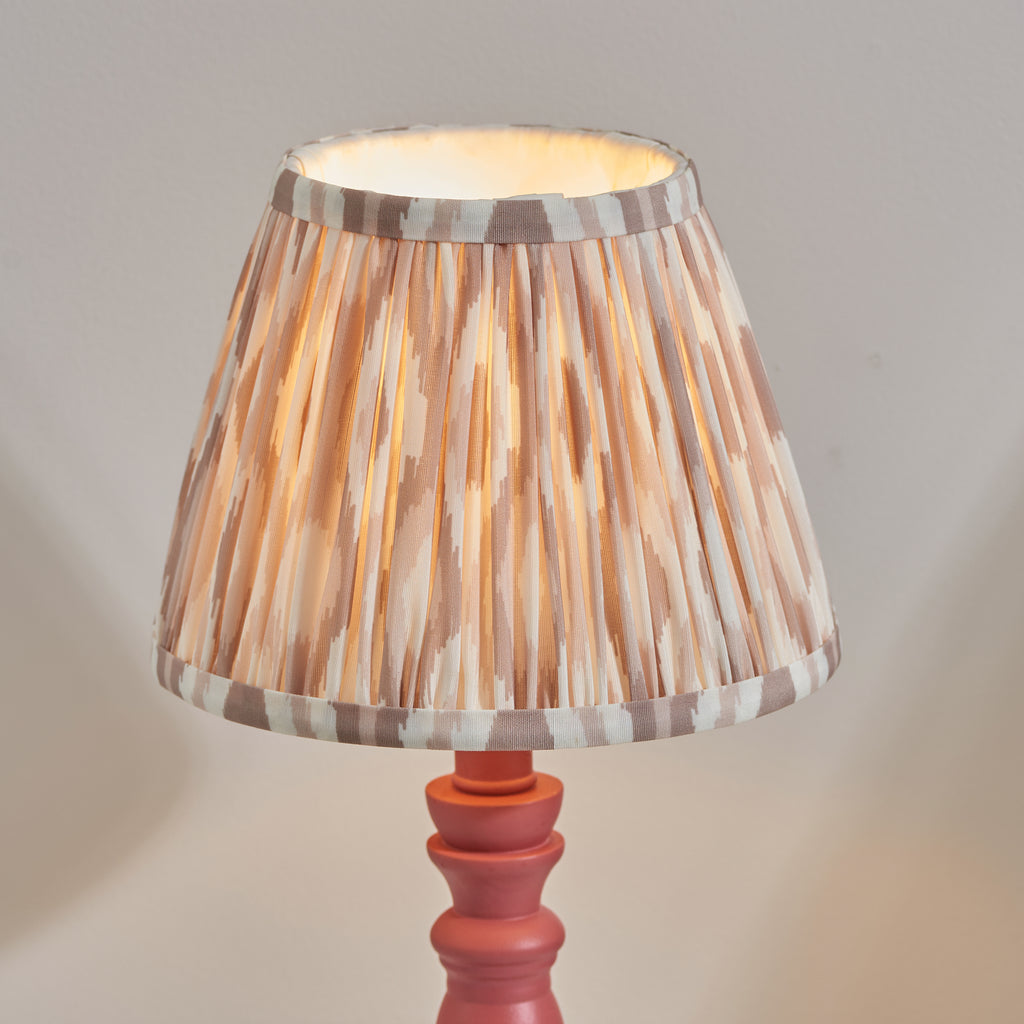 114279 Bibury & Ikat 20cm Table Lamp Pink