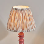 114279 Bibury & Ikat 20cm Table Lamp Pink