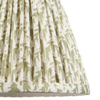114285 Bibury & Leaf 20cm Table Lamp Wood Green