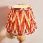114328 Bibury & Zigzag 20cm Wall Light Wood Orange
