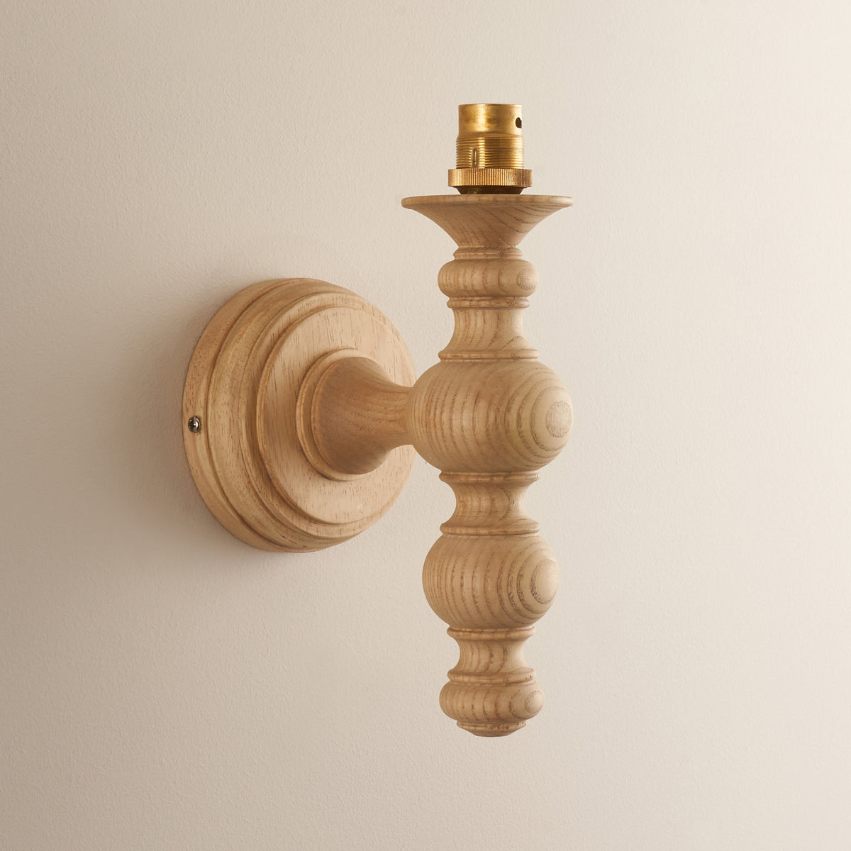 114328 Bibury & Zigzag 20cm Wall Light Wood Orange