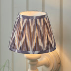 114436 Carnaby & Zigzag 20cm Wall Light White Grey