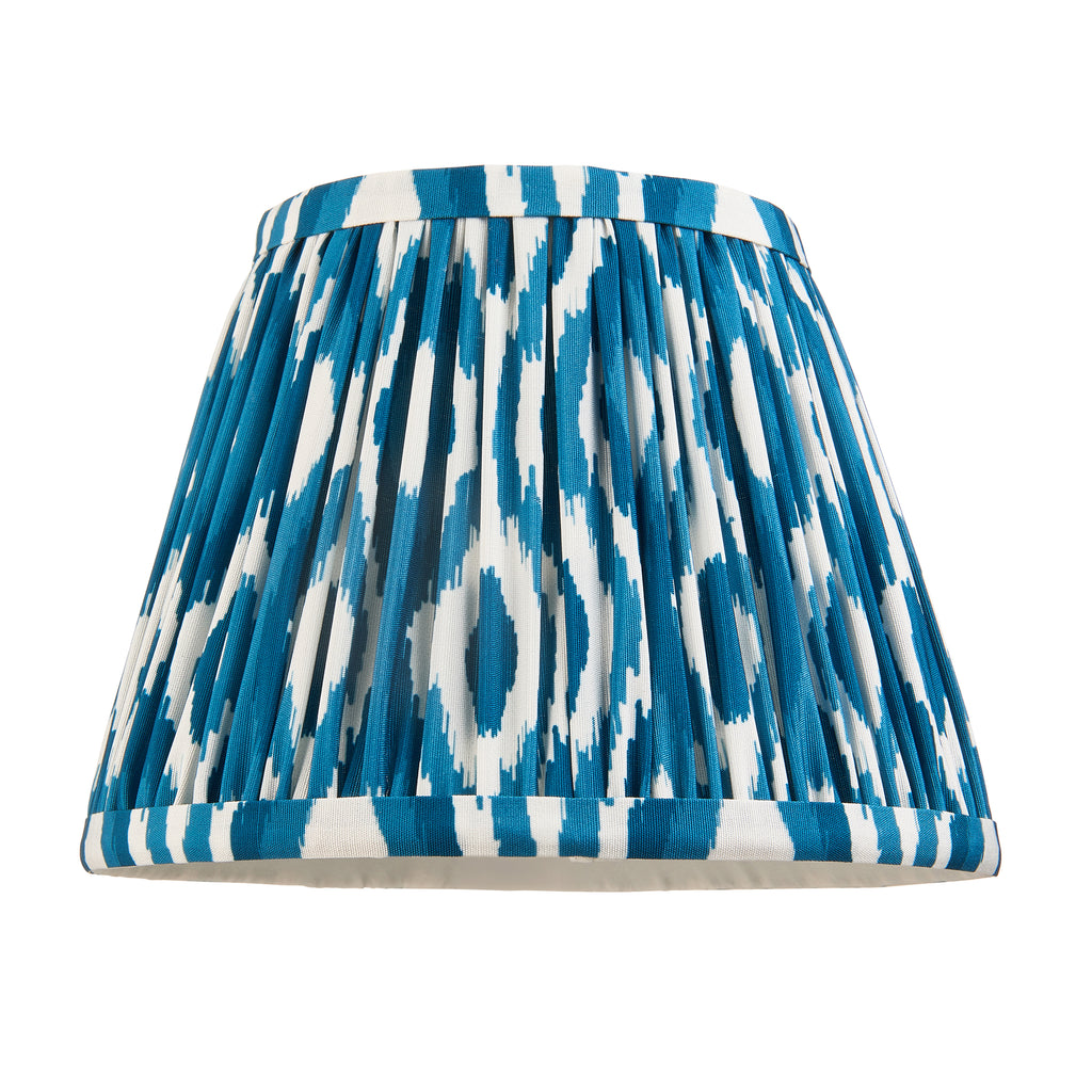 114446 Carnaby & Ikat 20cm Wall Light White Blue