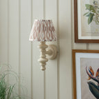 114450 Carnaby & Ikat 20cm Wall Light White