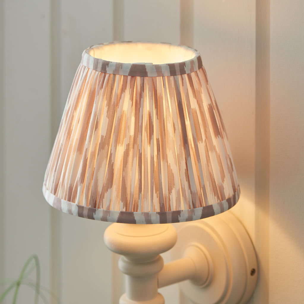 114450 Carnaby & Ikat 20cm Wall Light White