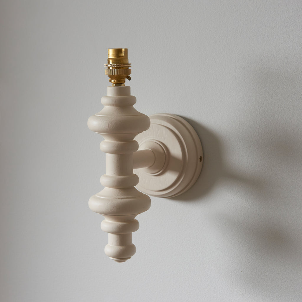 114450 Carnaby & Ikat 20cm Wall Light White