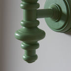 114464 Carnaby & Ikat 20cm Wall Light Green Grey