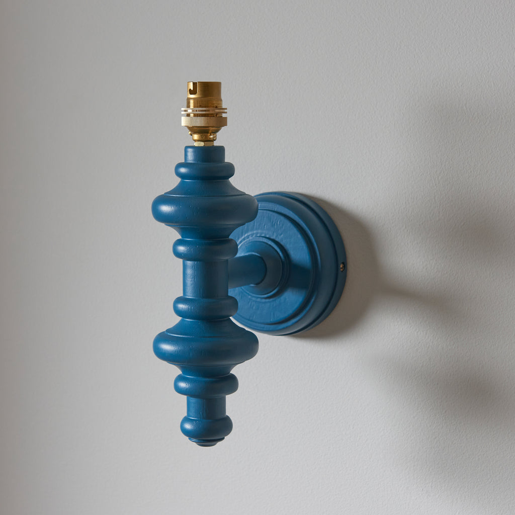 114487 Carnaby & Ikat 20cm Wall Light Blue