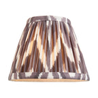 114509 Chester & Zigzag 16cm 6 Light Pendant Brass Grey