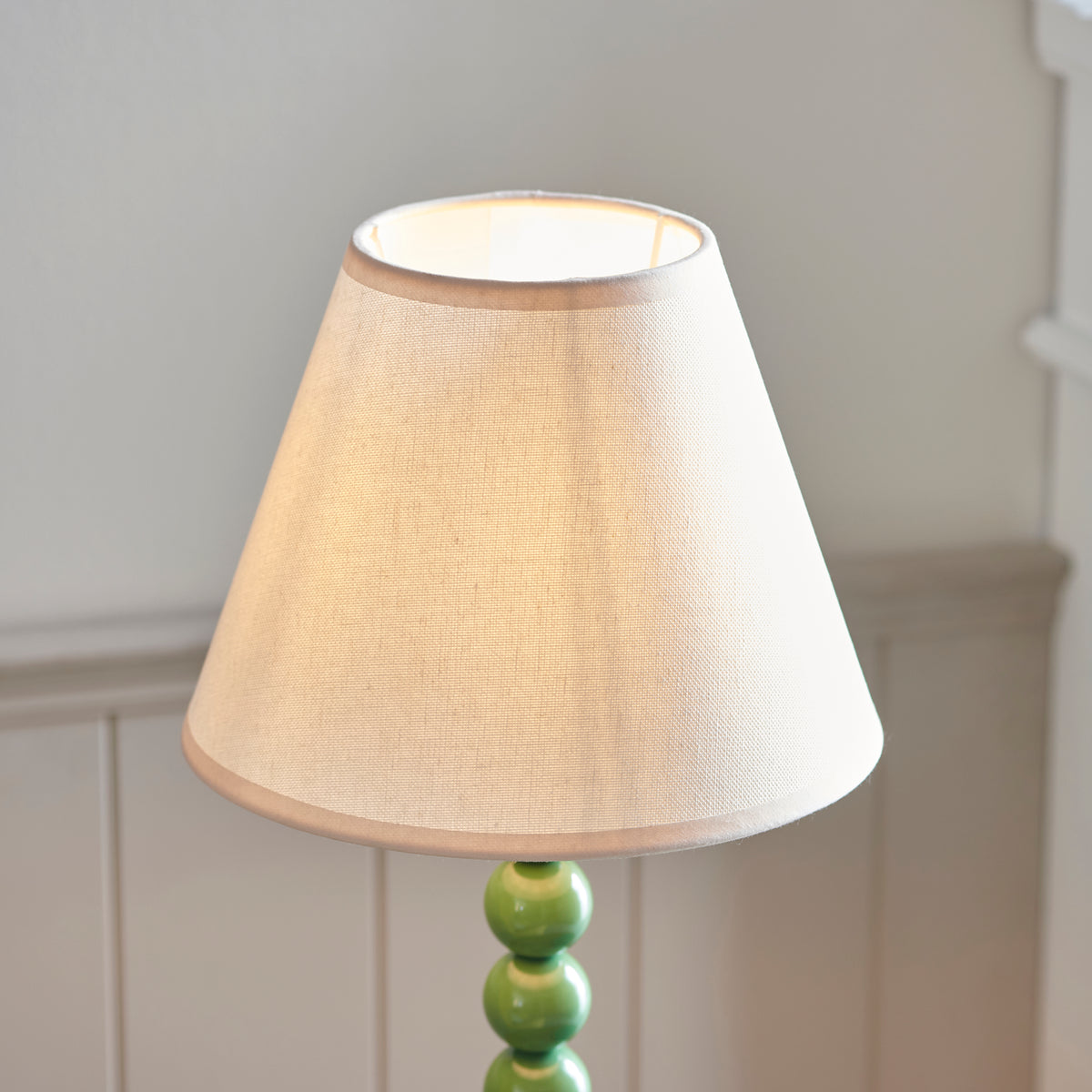114709 Higgledy & Ivy 25cm Table Lamp Green White