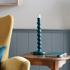 114724 Higgledy & Ivy 25cm Table Lamp Blue White