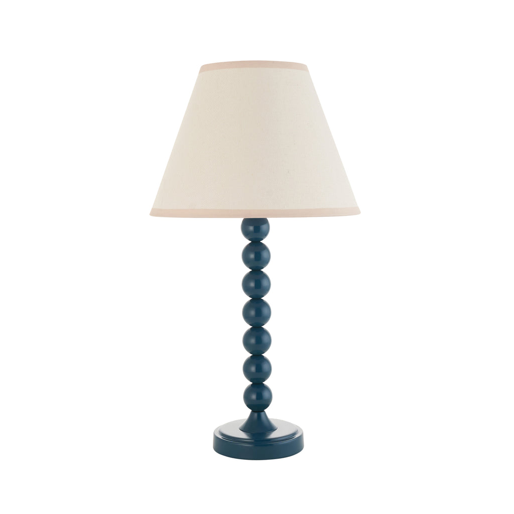 114724 Higgledy & Ivy 25cm Table Lamp Blue White