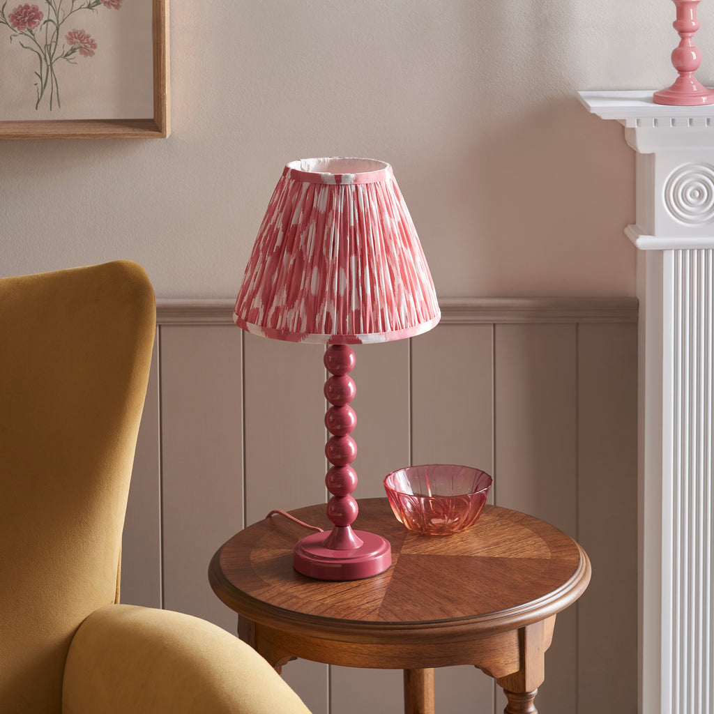 114731 Higgledy & Ikat 25cm Table Lamp Pink