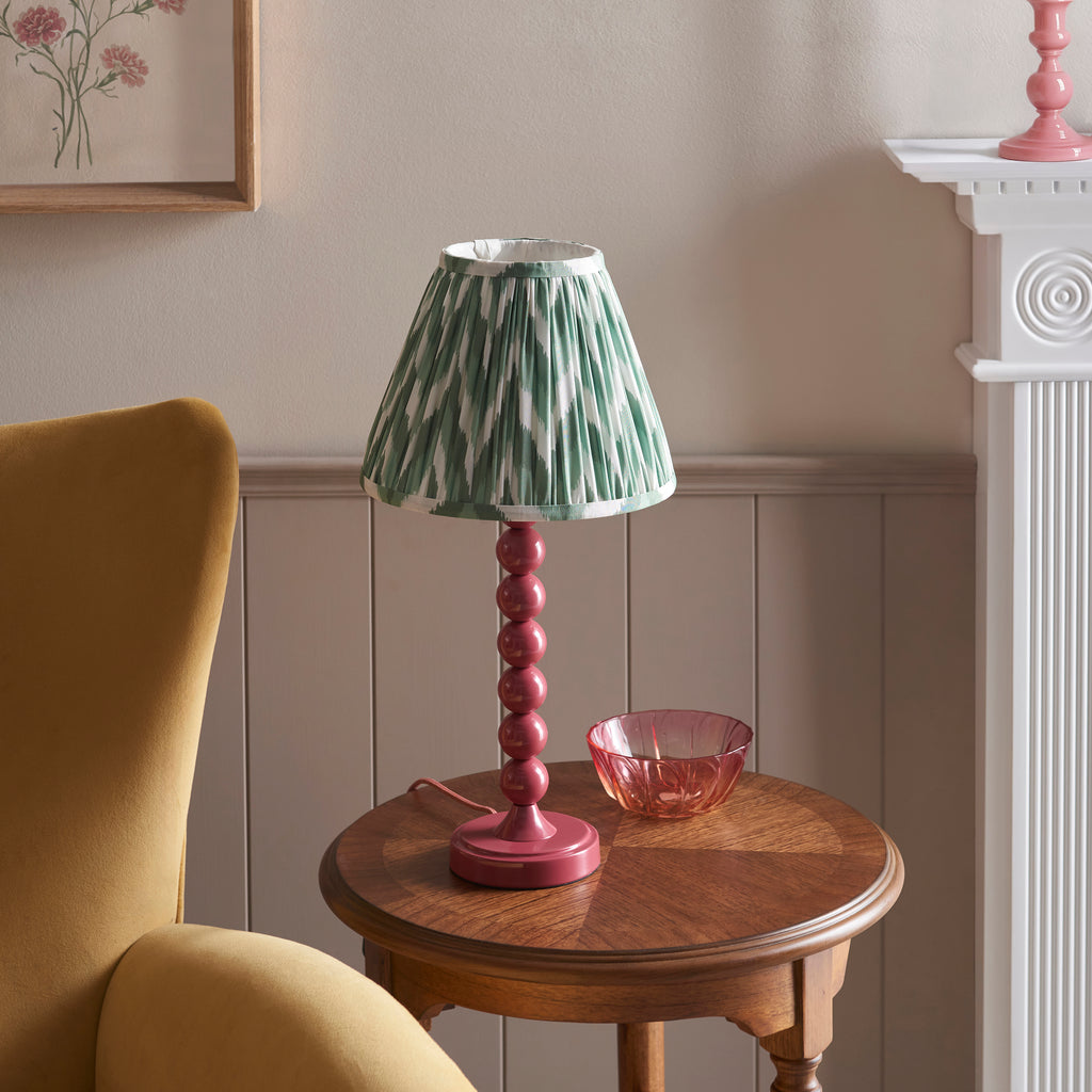114734 Higgledy & Zigzag 25cm Table Lamp Pink Green