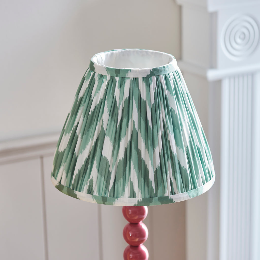 114734 Higgledy & Zigzag 25cm Table Lamp Pink Green