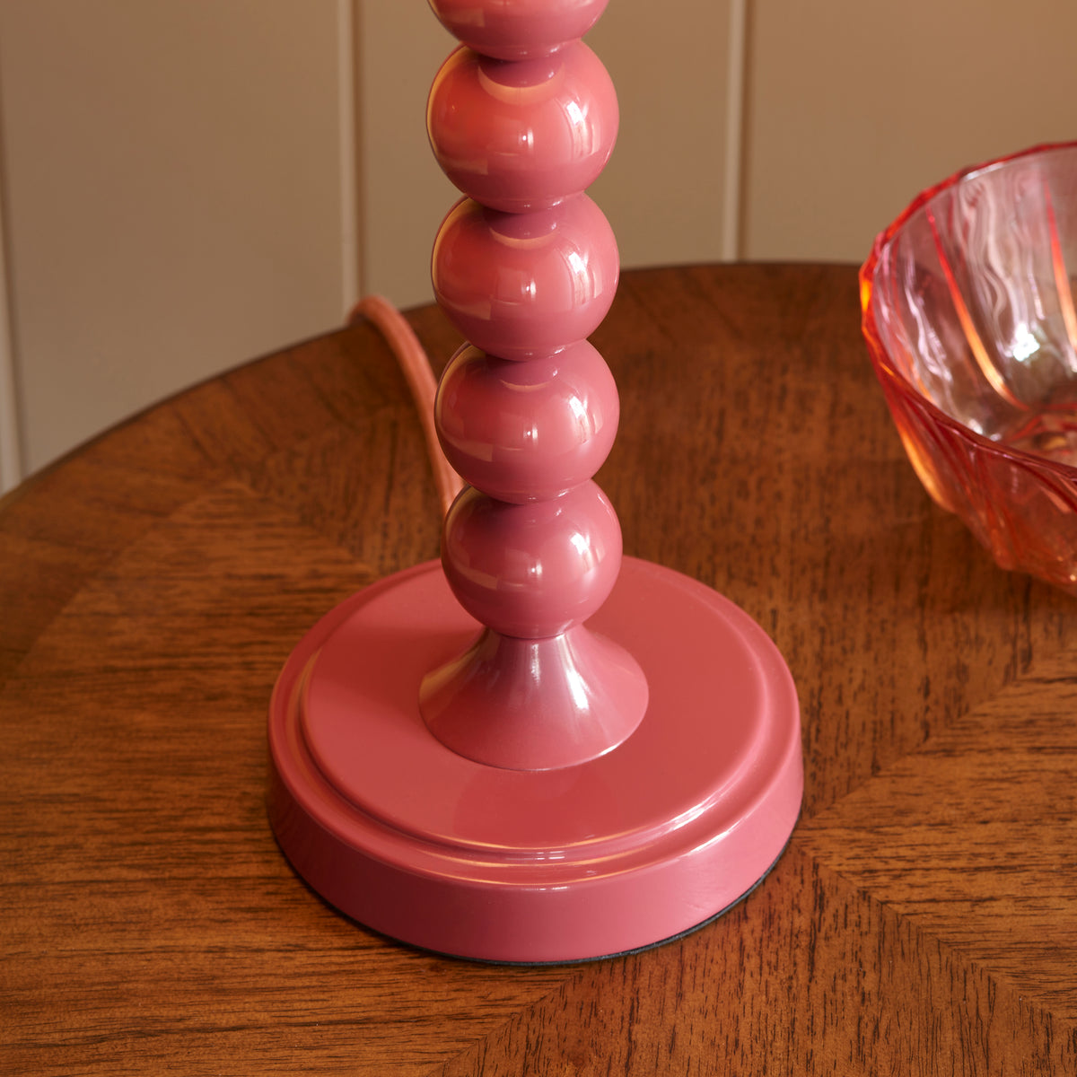 114735 Higgledy & Zigzag 25cm Table Lamp Pink Orange